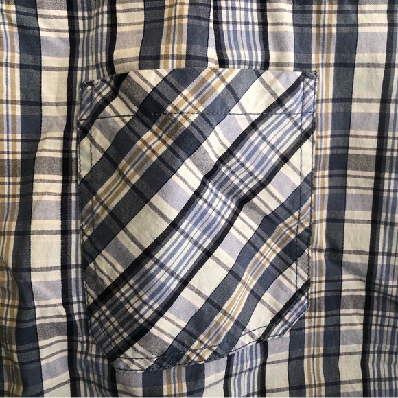 Vintage Blue and White Plaid Pattern Skort Croft & Barrow Size 16 - Picture 5 of 6